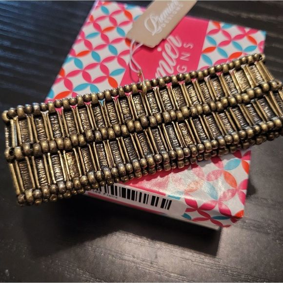 Beautiful Premier Designs Brass Stretchy bracelet. Can be worn multiple ways for - Picture 6 of 7